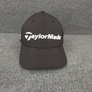 TaylorMade Hat Cap Strap Back Adjustable Black M5 TP5 Golf Twill Embroidered Men